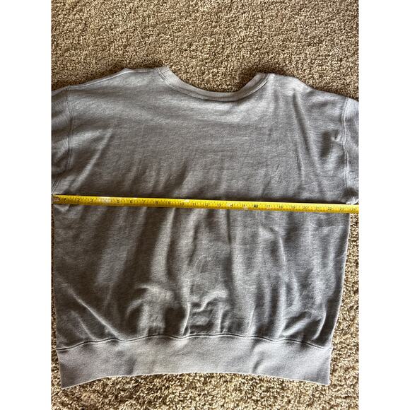 Abercrombie & Fitch New York Heather Gray Large Thin Crewneck Sweatshirt - Picture 5 of 7